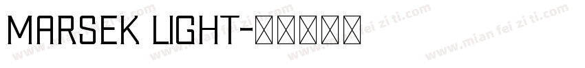 Marsek Light字体转换